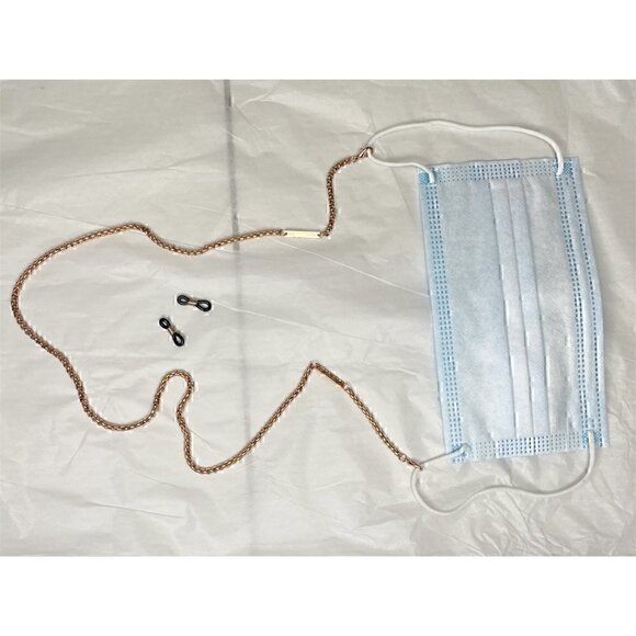 New JENNY LYNN Rose Gold Eyeglass Chain / Mask Holder - Picture 10 of 16